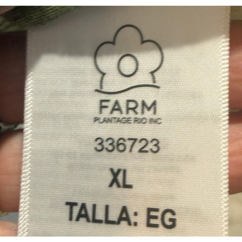Farm Rio Delicate Pineapple Set Button-Up Shirt & shorts XL NWT - Picture 12 of 12